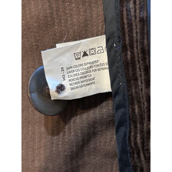 Chaps Mens Corduroy Shirt Jacket Brown XL / Shirt Coat / Shacket - Picture 6 of 6